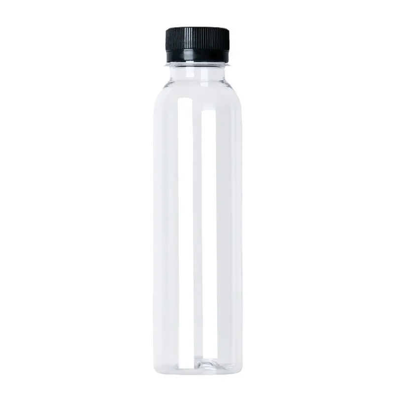 500ml clear plastic water bottle with cap