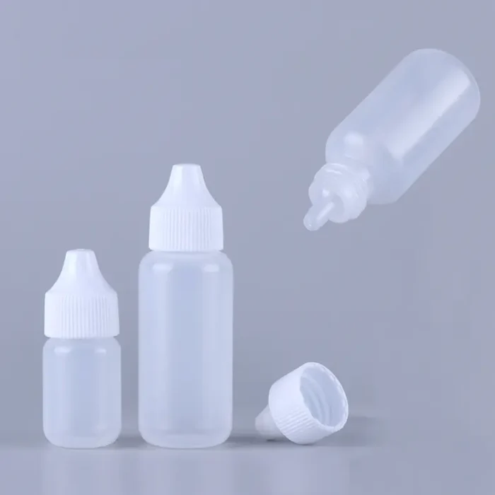 semi-transparent plastic liquid foundation bottle