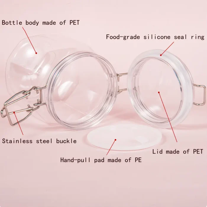 hexagonal airtight jar material introduction