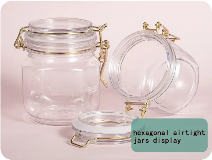 hexagonal airtight jars 2