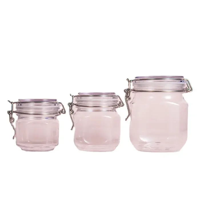 hexagonal airtight jars