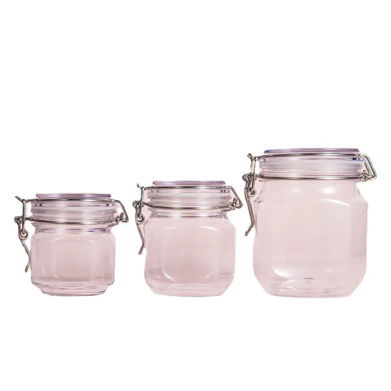 hexagonal airtight jars